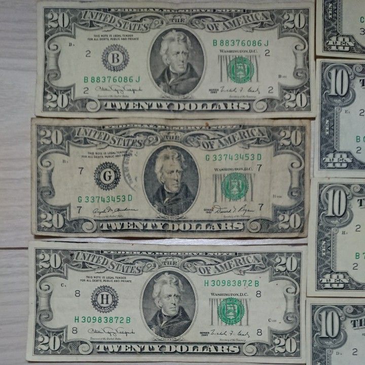 オンラインショップ 非現行 アメリカ旧紙幣 100ドル 美品 旧貨幣/金貨 