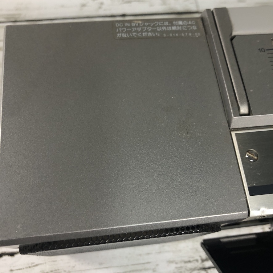 現状品 SONY ソニー FM/AMステレオ カセット レコーダー ZX-3 ACアダプター付き カセットレコーダー ラジカセ ラジオ 昭和レトロ