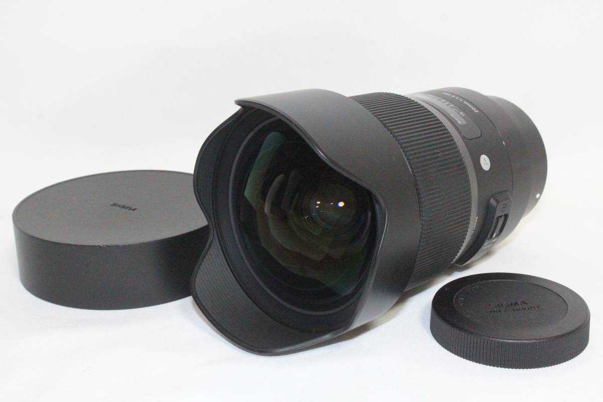 史上最も激安 SIGMA 単焦点広角レンズ 20mm F1.4 DG HSM SONY-Eマウント用 ミラーレス フルサイズ 専用 