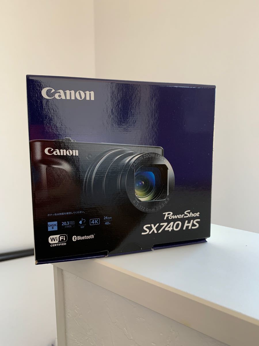 Canon PowerShot SX740 HS BKブラック【新品・未開封】 早割クーポン