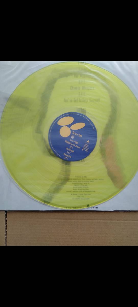 YMO SERVICE Yellow Vinyl レコード サイン色紙 イエロー YMO SERVICE Yellow Vinyl レコード サイン色紙 イエロー