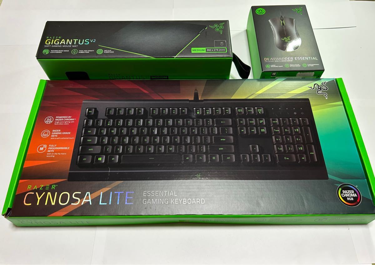 Razer(レイザー)ゲーミングPCデバイスセット - www.fundacionatenea.org