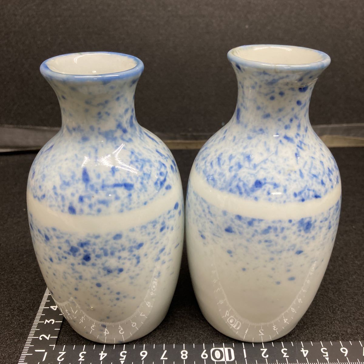  Kyoyaki Eiraku peace all work blue and white ceramics blow . sake bottle one against one customer scratch correcting equipped also box attaching Anne te-k