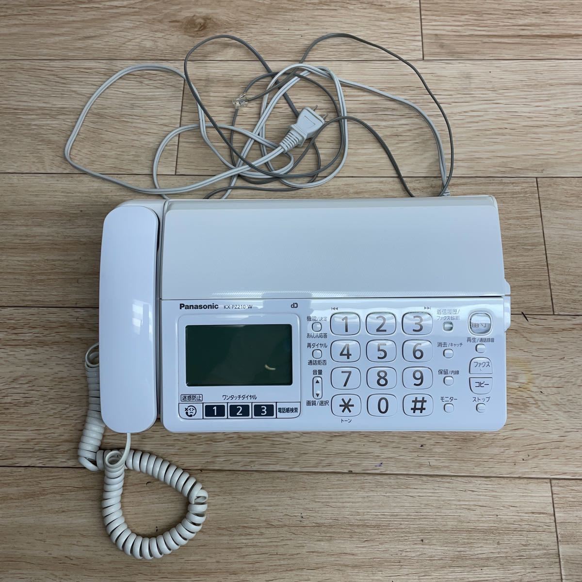 Panasonic 電話機付きファックス KX-PZ210（KX-PD215） EPkH8cC0Lg - www