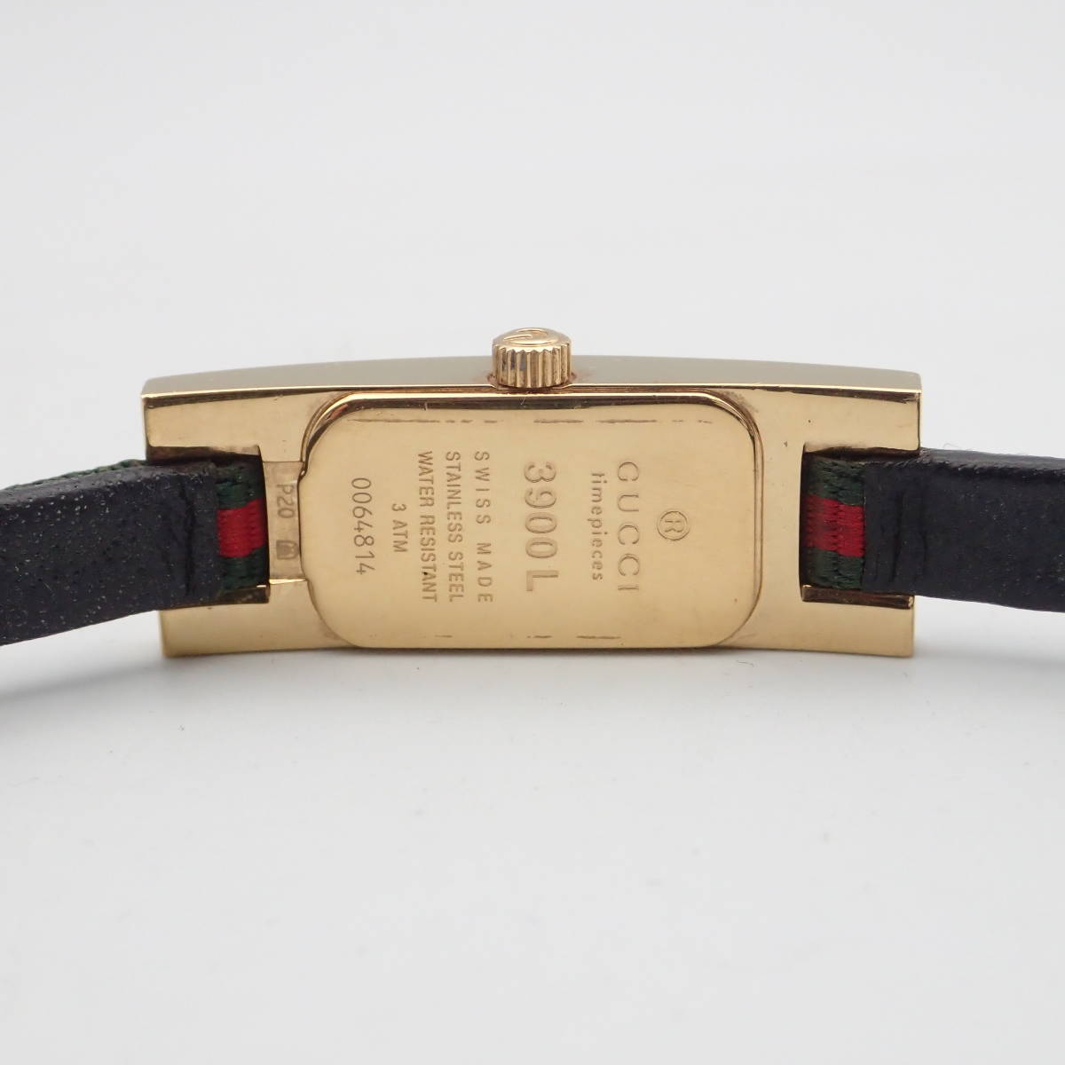 希少】GUCCI シェリーライン ブラック ローマ文字盤 純正ベルト