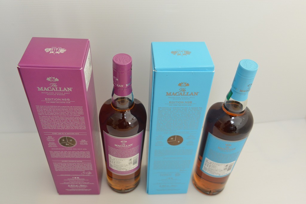 値下げしました。マッカランエディション No5,No6 The MACALLAN