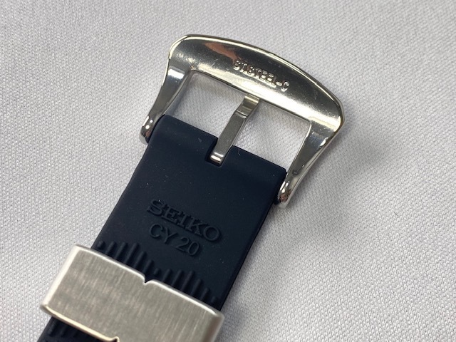 R047011J0 SEIKO プロスペックス 20mm 純正シリコンラバーバンド ブラック SBDL063/V192-0AD0用 ネコポス送料無料_画像6