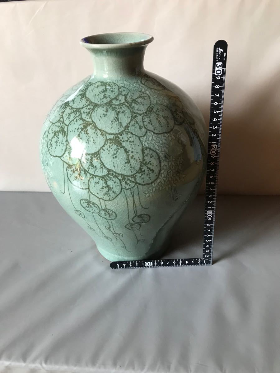 受注生産品】 韓国青磁大型花瓶 花瓶 - antrehotels.ru