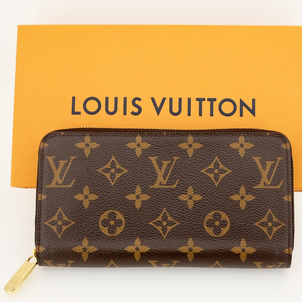 LOUIS VUITTON ルイヴィトン ジッピー・ウォレット 長財布（小銭入れあり） モノグラム コクリコ M41896_画像1