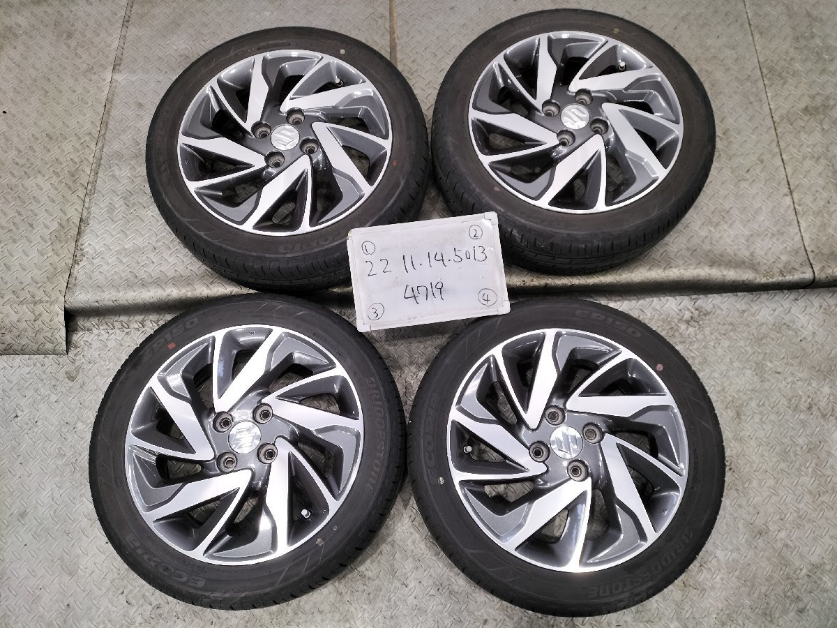 安い新品 スペーシアカスタム純正165/55R15アルミホイールタイヤセット