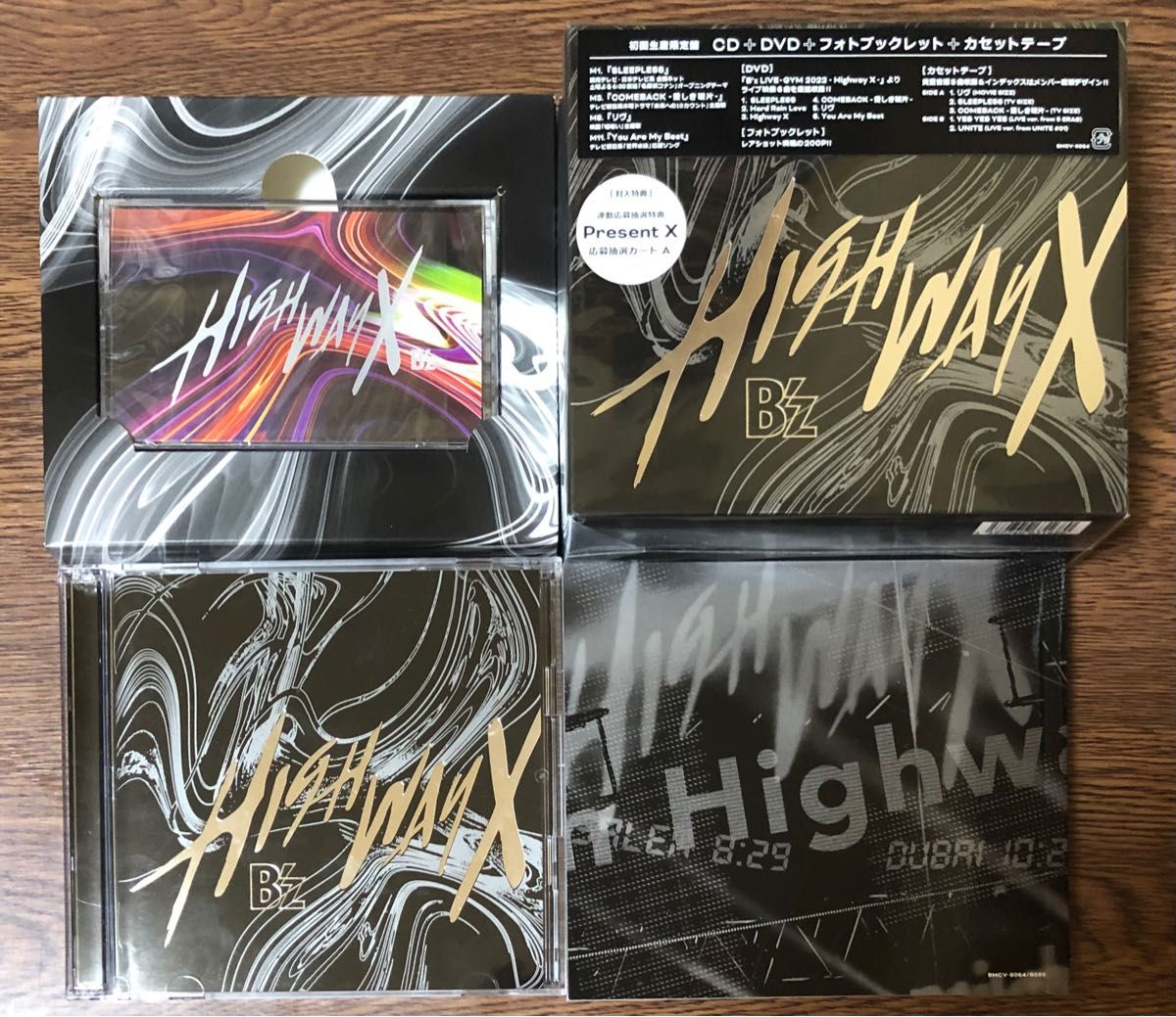 B'z Highway X 初回生産限定盤 CD+DVD+Cカセットテープ+フォト B'z Highway X 初回生産限定盤 CD+DVD+Cカセットテープ+フォト