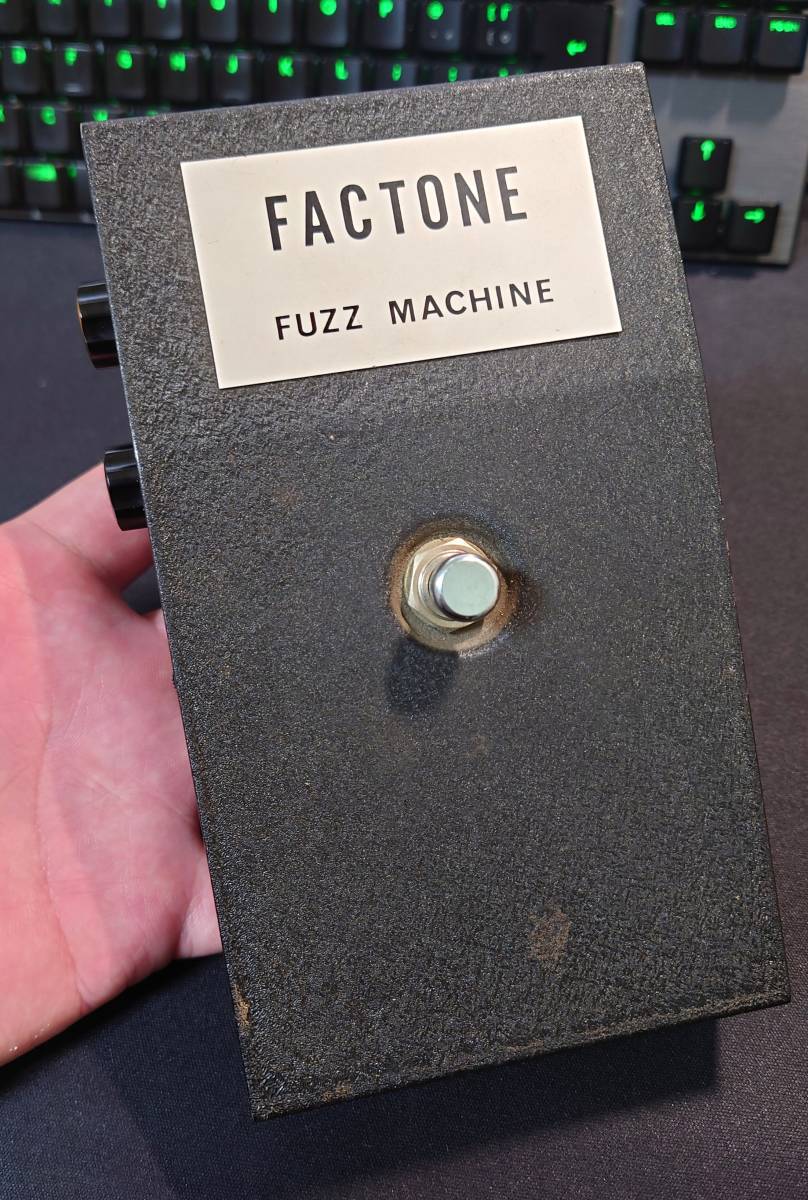 Yahoo!オークション - コレクション放出品 FACTONE FUZZ MACHINE Yahoo!オークション - コレクション放出品 FACTONE FUZZ MACHINE