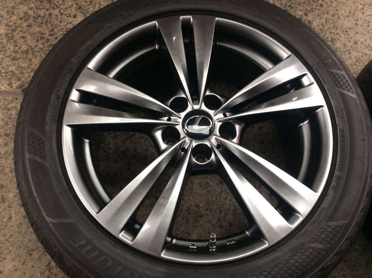 M5341 アルファード ヴェルファイア 20 30 に! レクサス キャップ 18インチアルミ&235/50R18 REGNO 夏タイヤ4本セット☆彡_画像5