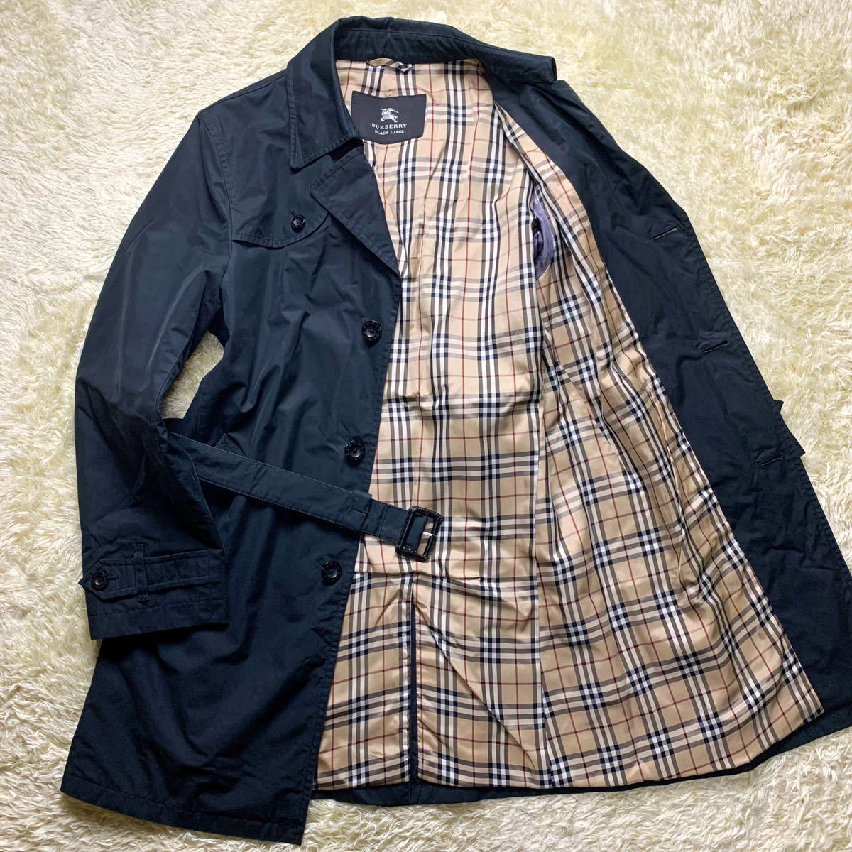 売れ筋商品 LABEL BLACK BURBERRY シングルトレンチコート バーバリー