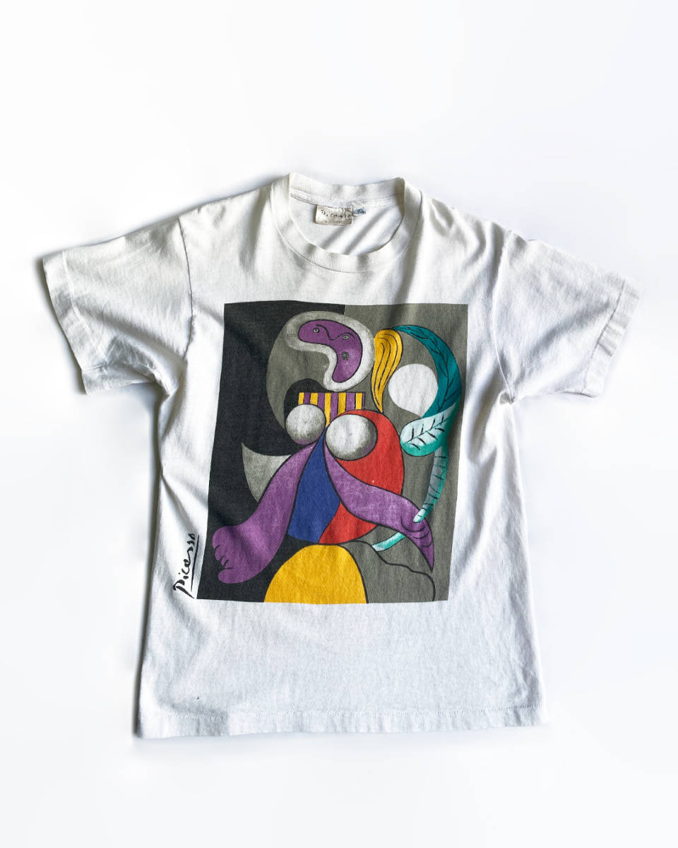 ■ 80's ピカソ アート Tシャツ ■ picasso ヴィンテージ ビンテージ 80s 90's 90s Y2K usa アメリカ_画像5