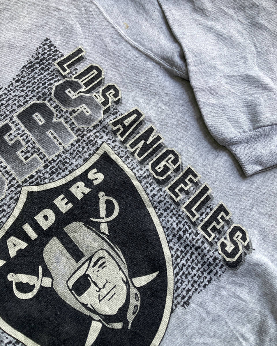 USA製 ■ 80's ロサンゼルス レイダース スウェット ■ NFL RAIDERS NWA N.W.A. ヴィンテージ ビンテージ 80s 90s 90's Y2K アメリカ_画像3