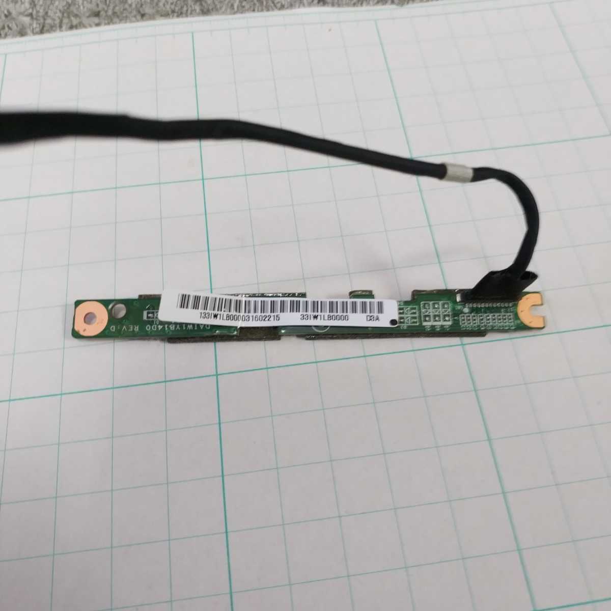 岐阜 即日発 送料180円 ★ SONY VAIO SVL24138CJW（SVL241B17N）等用 LED ボード ケーブル付き DAIW1YB14D0 ★ 動作確認済 A714_画像2