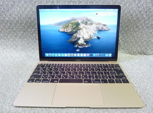 速達 送料無 ★ 美品 Apple MacBook Retina A1534 Early 2015 Core M 1.2GHz/8GB/PCI-e SSD 512GB/12インチ/Catalina 10.15.7★動作保証