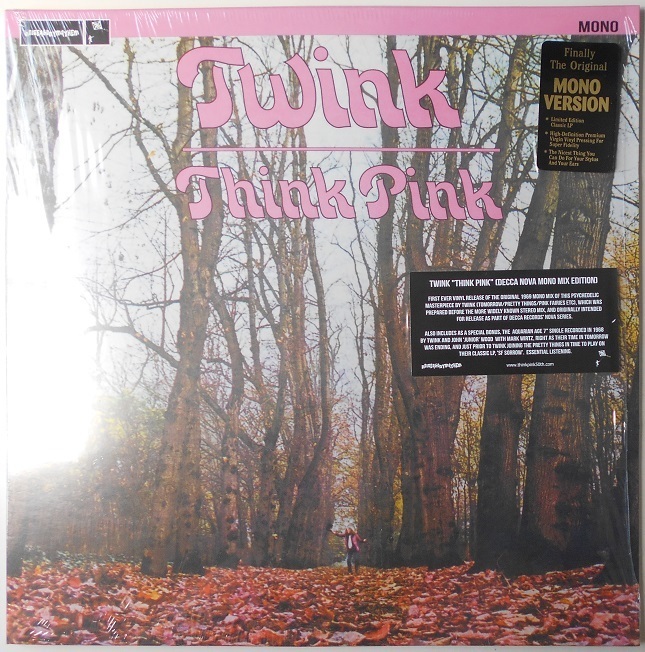 ■新品■Twink トゥインク/think pink(LP) カラー(白系)レコード The Pretty Things プリティ・シングス の画像1