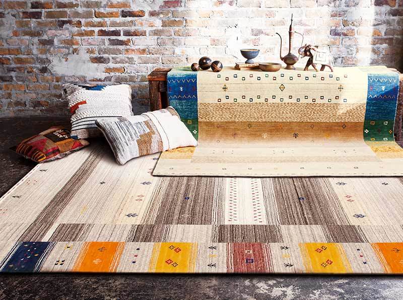 【送料無料】ラグマット Prevell CARPET COLLECTION 2022 Autumn/Winter ファインギャベ/4974-100 約200x250cm 781/MULTI_画像2
