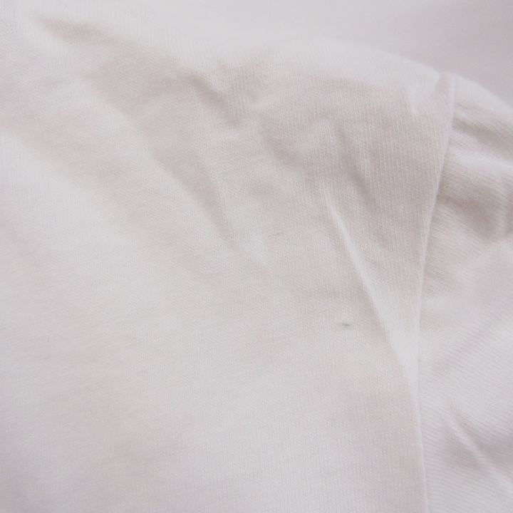 アディダス 半袖Tシャツ トップス トレーニングウエア ロゴプリント レディース Mサイズ ホワイト adidas_画像5