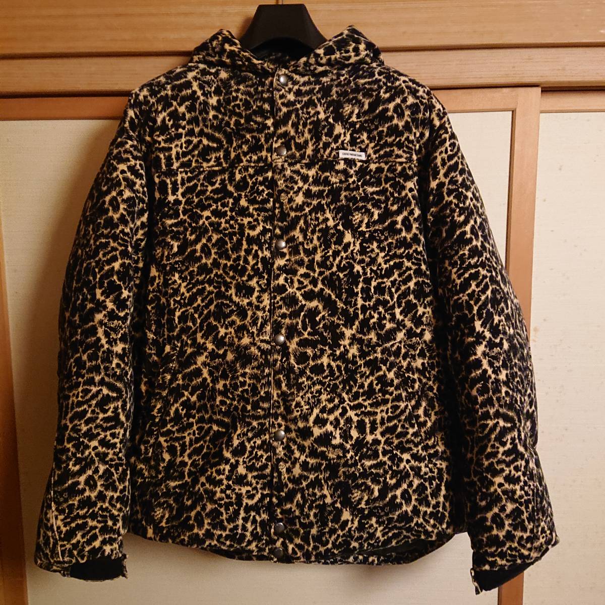 美品 COOTIE Corduroy Leopard Oversized Down Jacket M クーティー レオパード コーデュロイ ダウン ワコマリア Supreme blackeyepatch