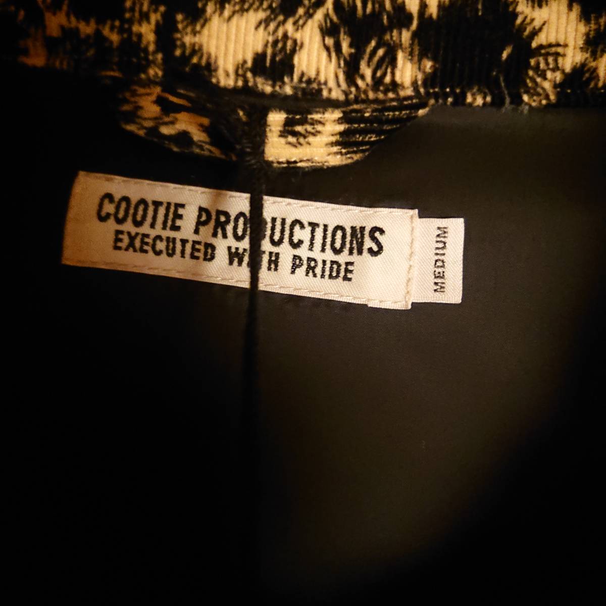 美品 COOTIE Corduroy Leopard Oversized Down Jacket M クーティー