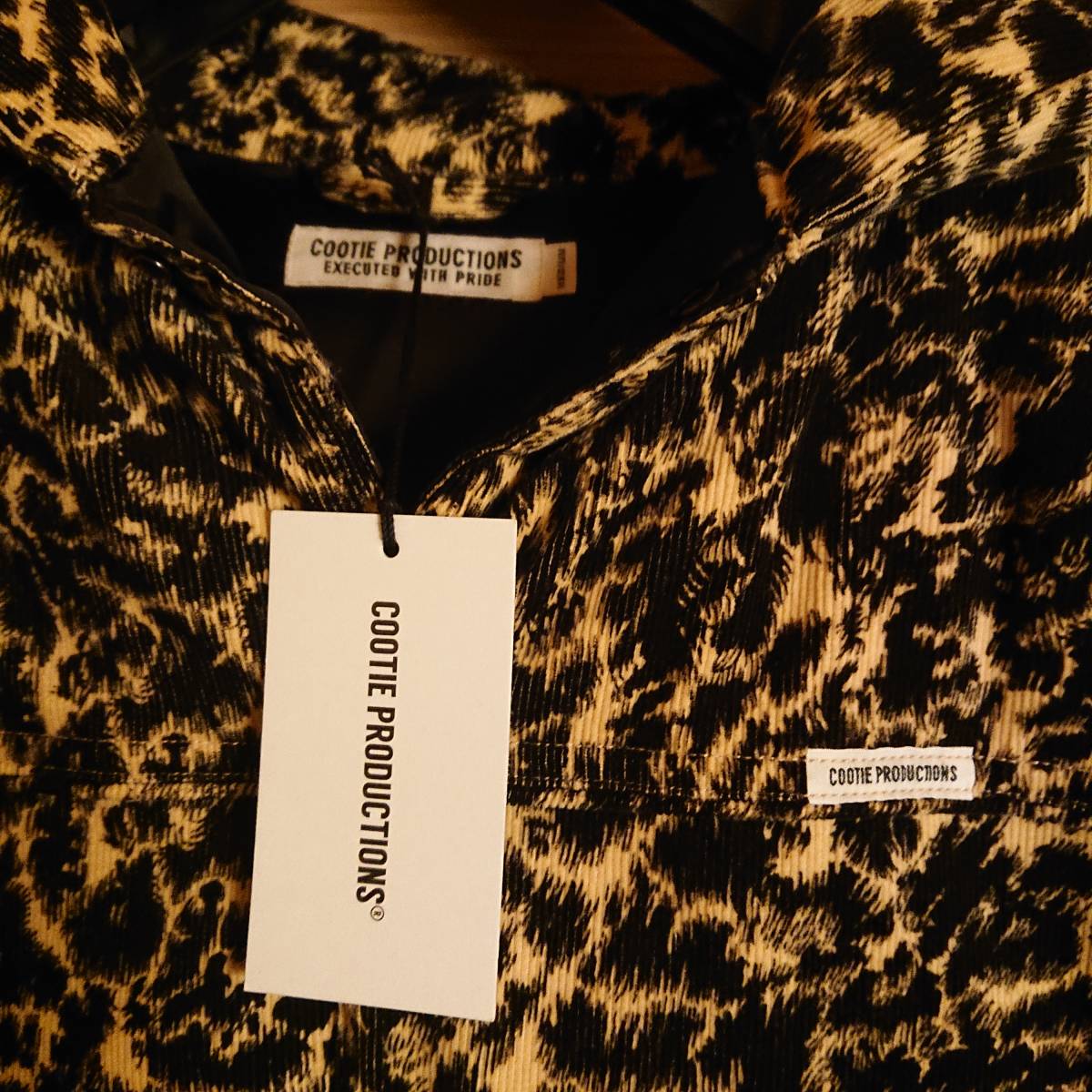 美品 COOTIE Corduroy Leopard Oversized Down Jacket M