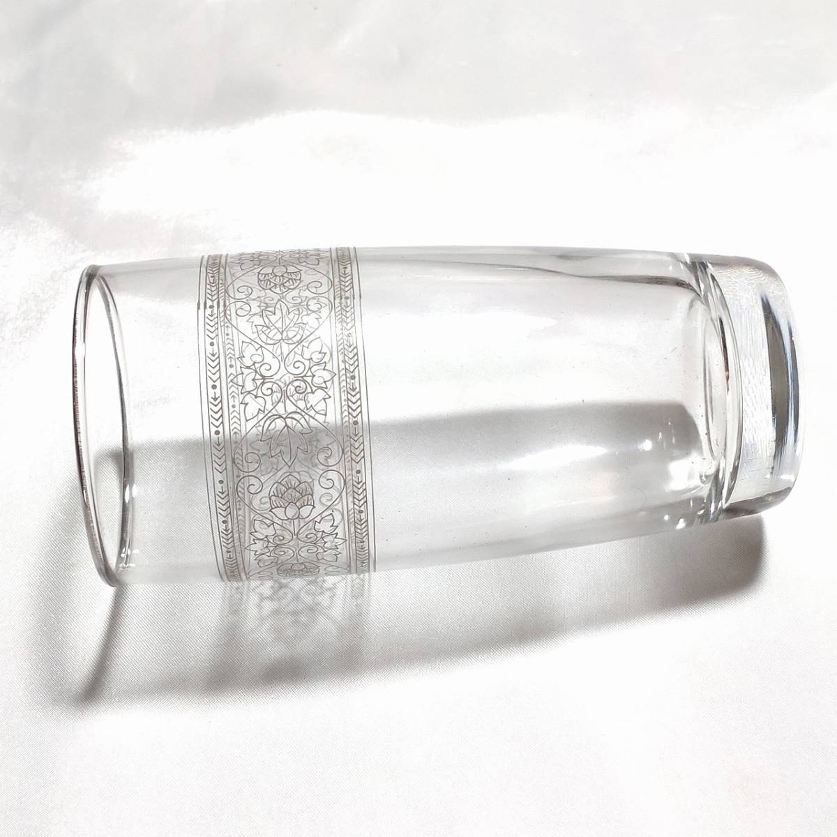 ガラスコップ 蔵出し生ビール 特製グラス 口径約5.3cm 高さ約11.5cm ビアグラス コップ レトロ 古いグラス　【3422】_画像7