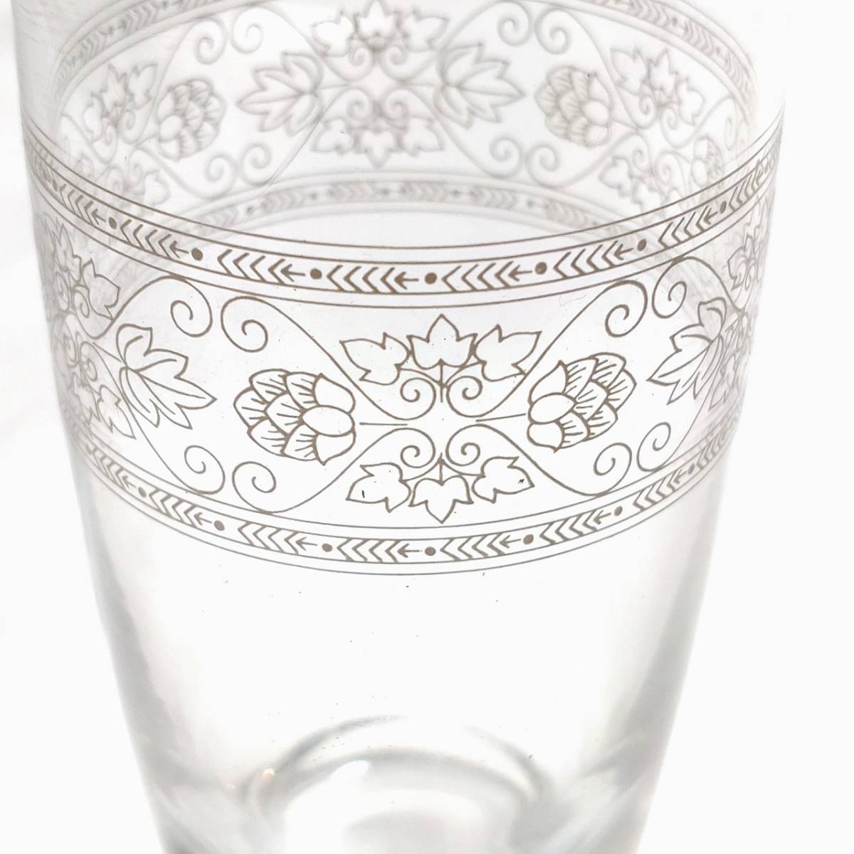 ガラスコップ 蔵出し生ビール 特製グラス 口径約5.3cm 高さ約11.5cm ビアグラス コップ レトロ 古いグラス　【3422】_画像6