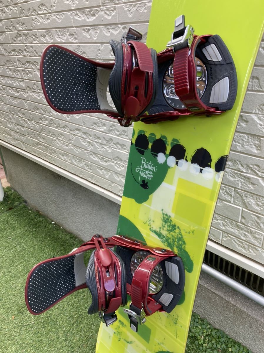当店限定 BURTON 人気激安 FEATHER 144 & 【BURTON☆2点セット