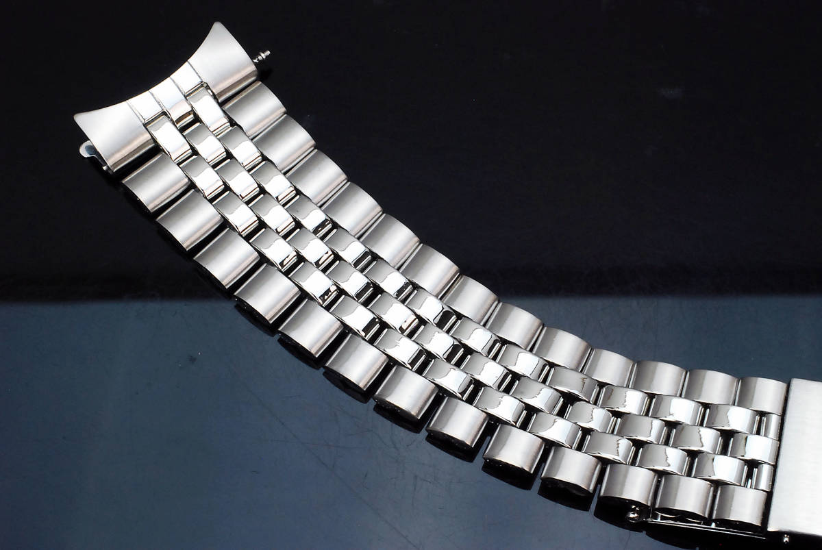 本物保証 美品 純正 ロレックス デイトジャスト 5連ジュビリーブレス 20mm 6251H 55 ベルト F/F バネ棒 1601 1603 16014 ROLEX製 メンズ