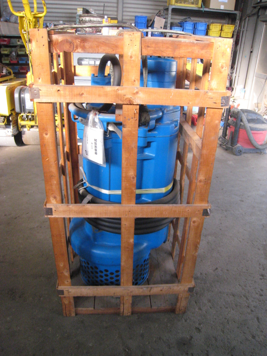 倉庫保管品　ツルミ　水中ポンプ　KRS-822-50 22kw 50Hz　※領収書発行可