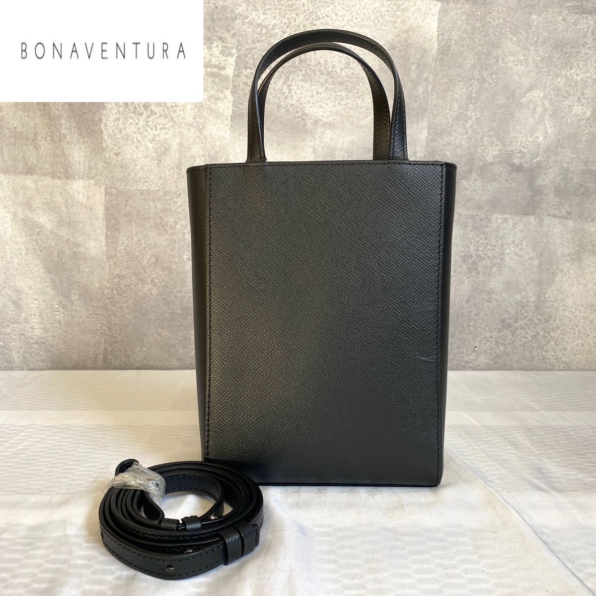 美品 BONAVENTURA ボナベンチュラ 黒 ブラック 定価75,900円 Noblessa