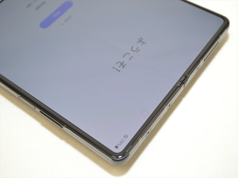 極美品 韓国版SIMフリー Samsung Galaxy Z Fold3 5G 512GB ファントム