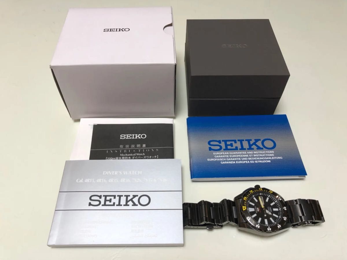 SEIKO セイコー セイコー5スポーツ SRP363J1自動巻き デイデイト STEEL