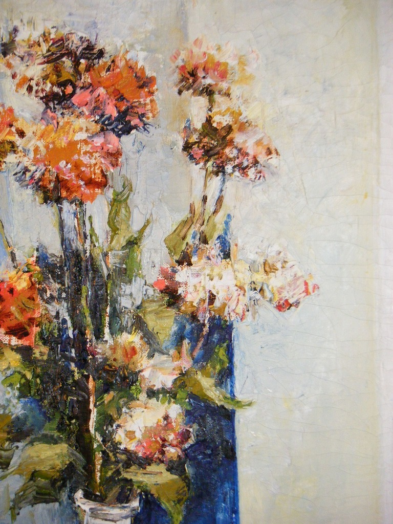 ヤフオク! - ☆絵画☆Nakano 油彩10号 花☆J41