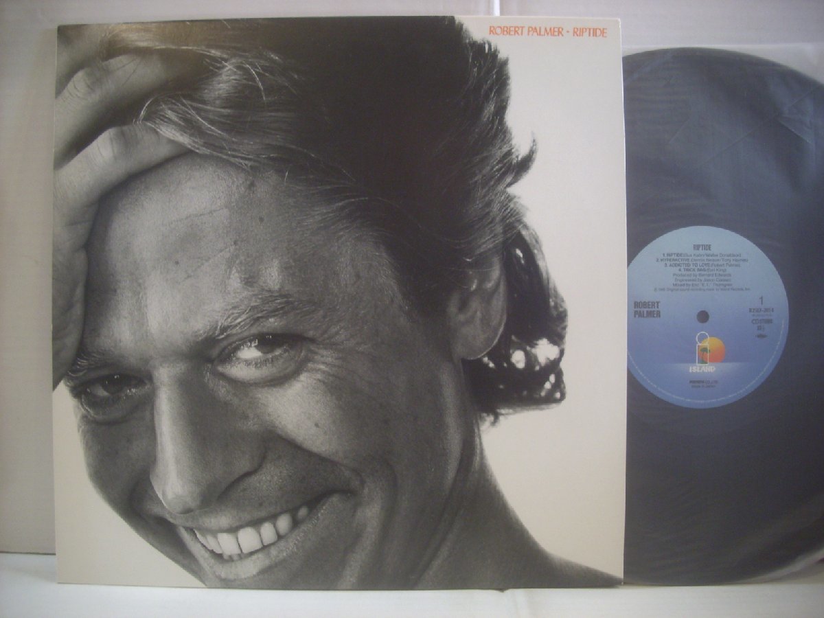 ● LP ロバート・パーマー / リップタイド ハイパーアクティブ 恋におぼれて ROBERT PALMER RIPTIDE 1985年 ◇r41125の画像1