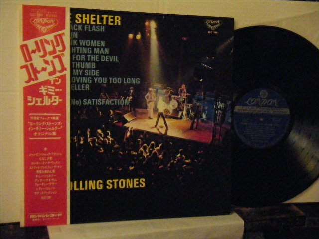 ▲帯付LP THE ROLLING STONES ローリング・ストーンズ / GIMME SHELTER イン・ギミー・シェルター 国内盤 キングレコード SLC380 ◇r41114_画像1