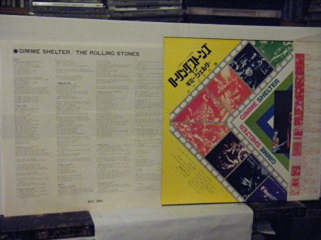 ▲帯付LP THE ROLLING STONES ローリング・ストーンズ / GIMME SHELTER イン・ギミー・シェルター 国内盤 キングレコード SLC380 ◇r41114_画像2