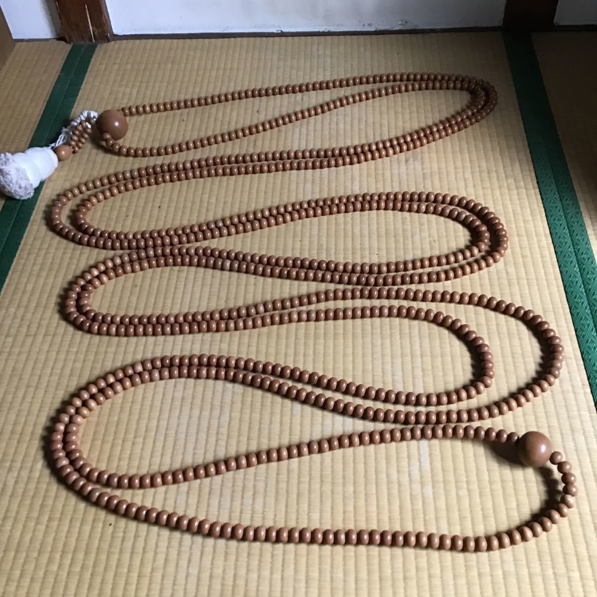GINGER掲載商品】 時代物 百万遍数珠 長50㎝ 念珠 寺院仏具 仏教美術