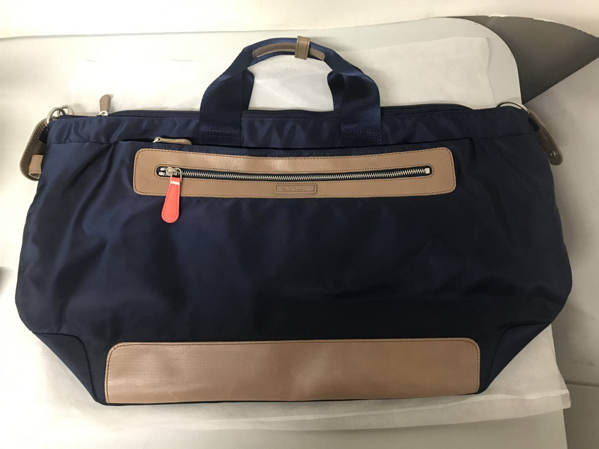 美品 Paul Smith ボストンバッグ 2WAY Unisex ポール・スミスの画像1