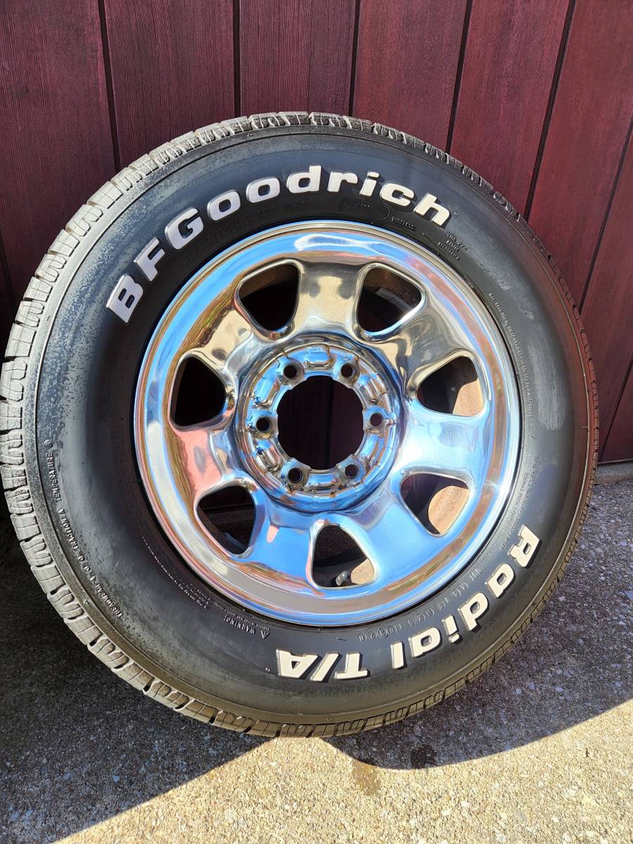  Toyota Hilux original 15 -inch 7J PCD 139.7 6H plating wheel TOPY steel 4ps.@ groove 5.5 millimeter Datsun Truck Surf reverse curve 6 hole 