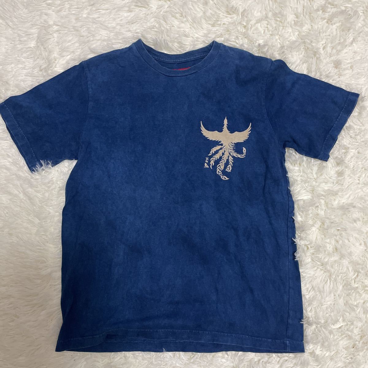 MADE IN INDIGO メイドインインディゴ 半袖Tシャツ 和柄 S_画像2