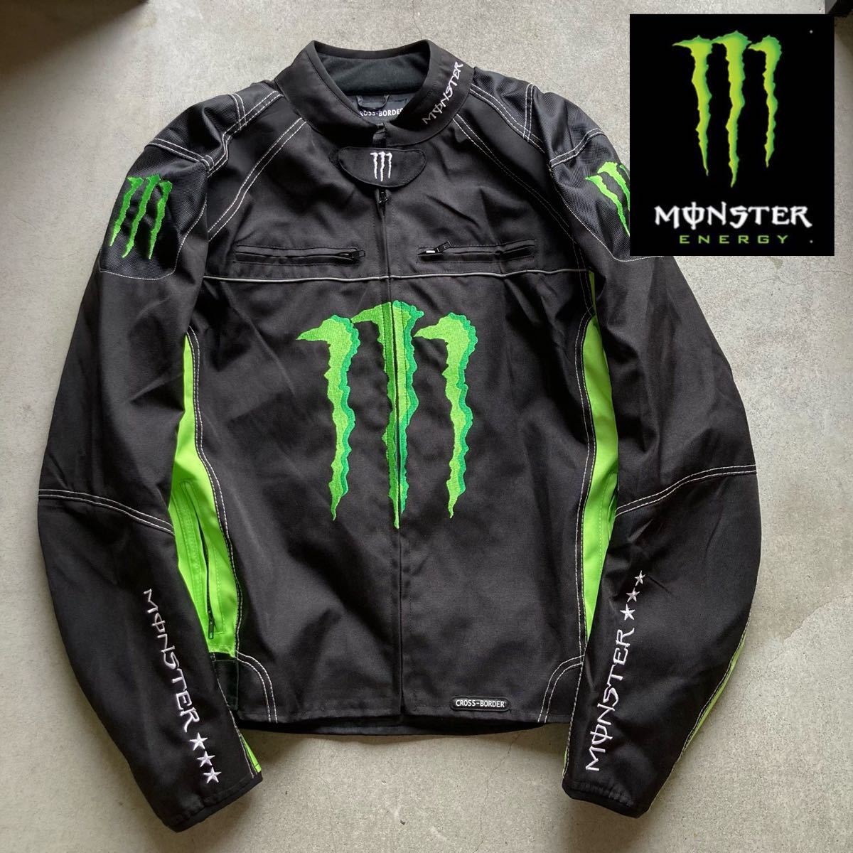 Monster energy モンスターエナジー Ｌ ライダースジャケット