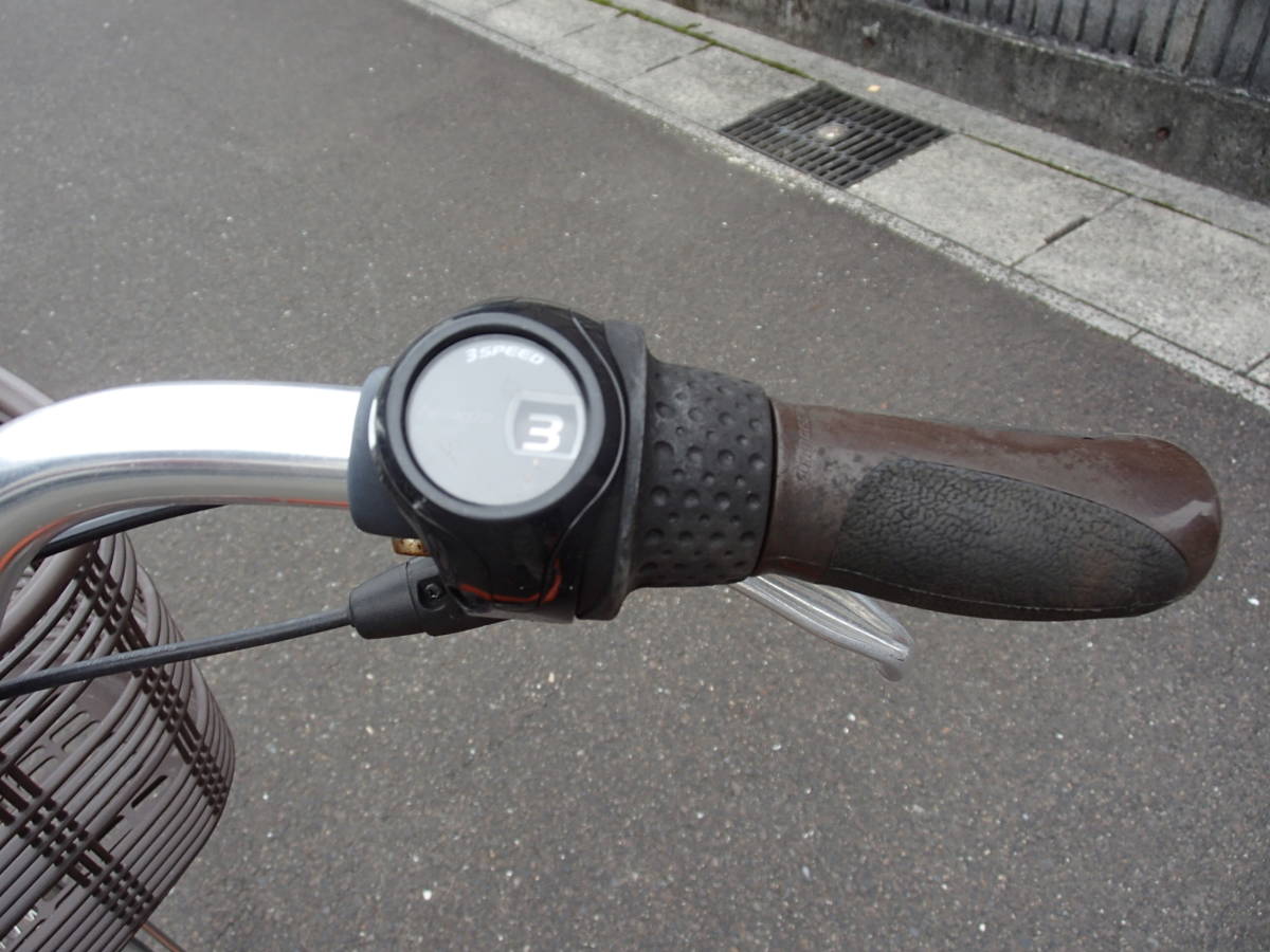  Gifu б/у велосипед с электроприводом Bridgestone 26ASSISTA аккумулятор новый товар имеется акционерное общество подарок p trailing 