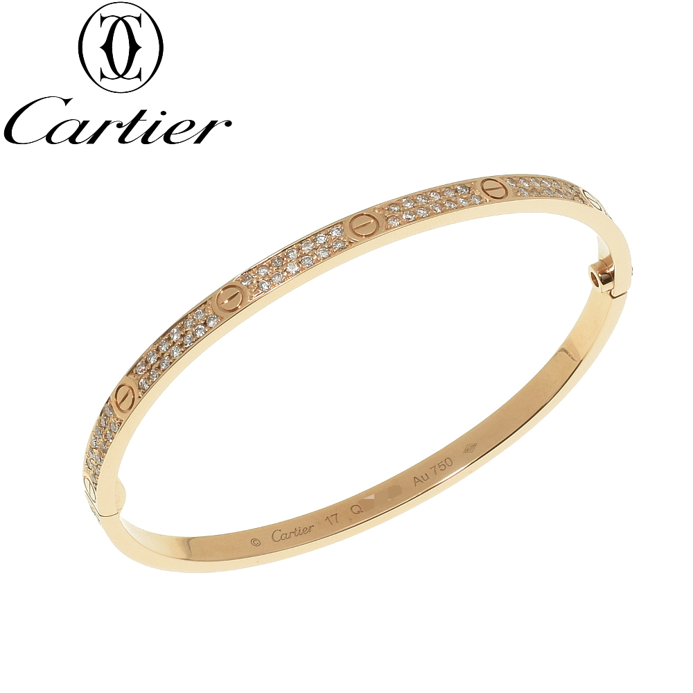 大人女性の SMサイズ 新型ラブブレス 750PG カルティエ Cartier 新品