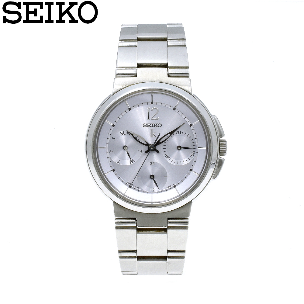 大人気 QZ パープル系文字盤 5Y89-0B70 ルキア セイコー SEIKO