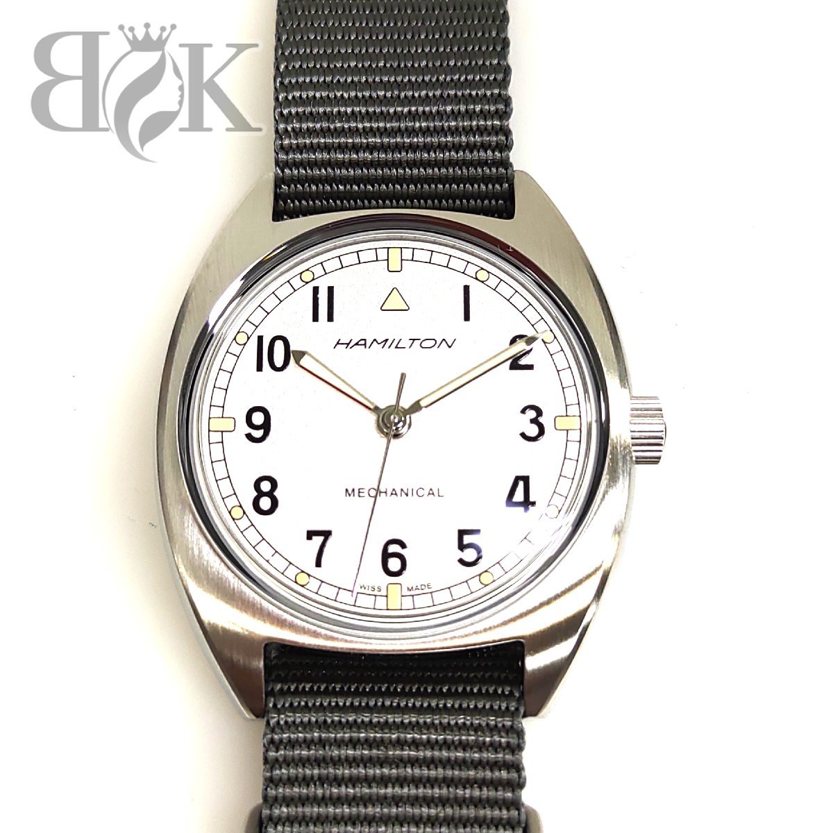 偉大な メンズ 手巻き 腕時計 H76419951 メカニカル パイオニア