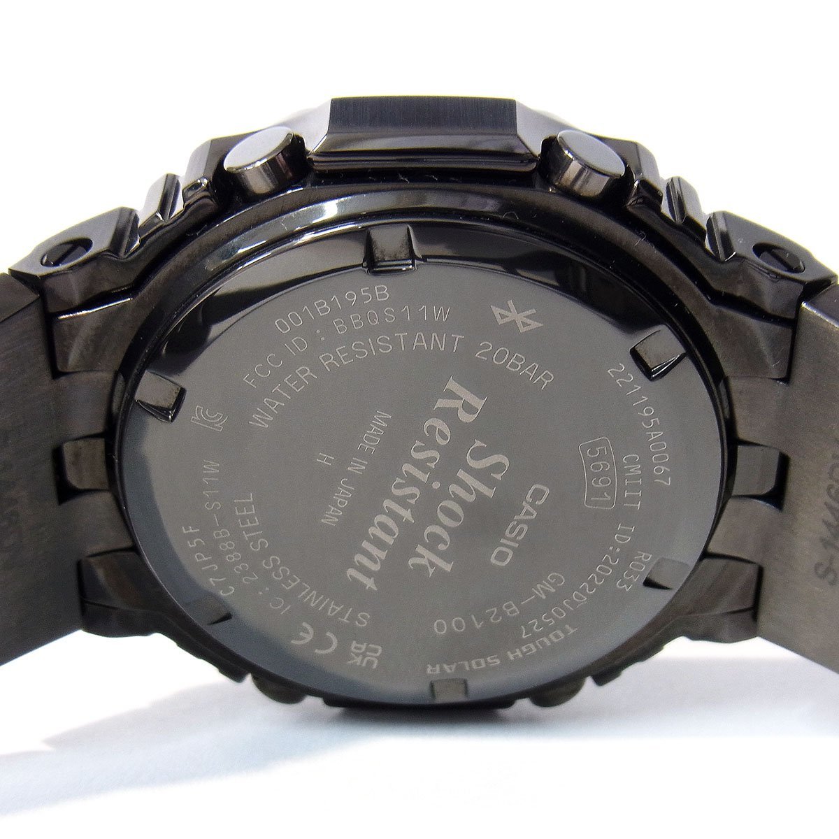極美品 カシオ G-SHOCK CASIO メンズ 動作品 フルメタル ブラック